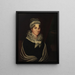 Retrato de una mujer - Zedekiah Belknap — cuadro enmarcado en la pared