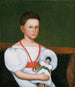 Niña sentada - Zedekiah Belknap — vista de la obra