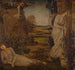 Zéphyr llevando a Psique a la montaña - Sir Edward Coley Burne-Jones — vista de la obra