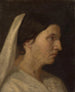 Portrait of a woman in profile - Zofia Szymanowska-Lenartowicz — artwork view