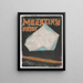 Advertising Poster Design - Zolo Palugyay, 1925–1933 — framed artwork on a wall