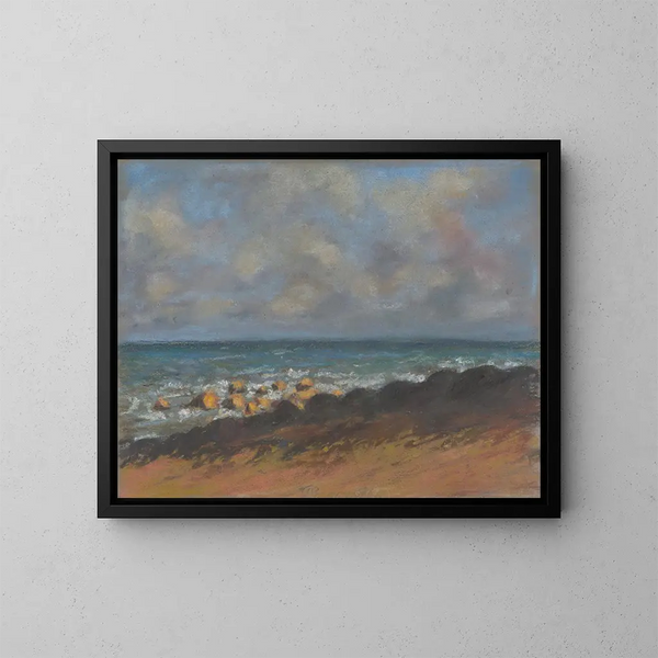 Baltic Region Painting - Zolo Palugyay — framed artwork on a wall