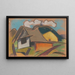 Cottages dans les montagnes - Zolo Palugyay — cuadro enmarcado en la pared