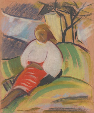 Zolo Palugyay - Girl in a Red Skirt.webp