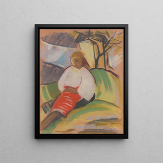 Zolo Palugyay - Girl in a Red Skirt.webp