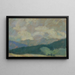 Paisaje de montaña - Zolo Palugyay — cuadro enmarcado en la pared