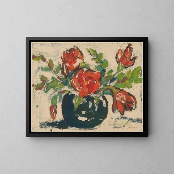 Bouquet - Zolo Palugyay — framed artwork on a wall