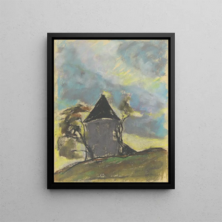 Zolo Palugyay - Landscape with a Tower.webp