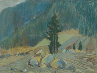 Zolo Palugyay - Mountain Brook between Boulders.webp
