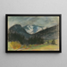 Paisaje de Montaña con Picos Nevados - Zolo Palugyay — cuadro enmarcado en la pared