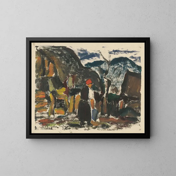 Sur l'eau - Zolo Palugyay — framed artwork on a wall