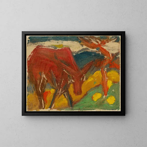 Under the Storm - Zolo Palugyay — framed artwork on a wall