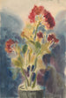 Flores rojas - Zolo Palugyay — vista de la obra