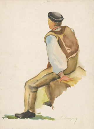 Zolo Palugyay - Standing Man in a Folk Costume.webp