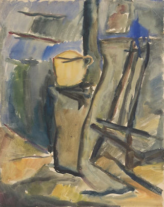 Zolo Palugyay - Still Life with Yellow Vessel.webp
