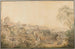 Vista de Varsovia desde los jardines del monasterio de San Casimiro - Zygmunt Vogel — vista de la obra