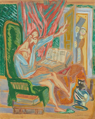 Zygmunt Waliszewski - Don Quixote in an armchair.webp