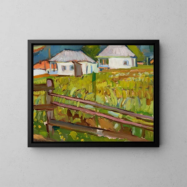 Paisaje - Zygmunt Waliszewski — cuadro enmarcado en la pared