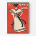 Póster vintage estilo A Gaiety Girl art déco