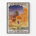 Póster vintage de exposición de pintura de los hermanos Delahogue – Vistas argelinas