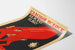 Póster de propaganda soviética rojo y negro diseño vintage