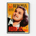 Póster vintage Adam Hade Fyra Söner con Ingrid Bergman