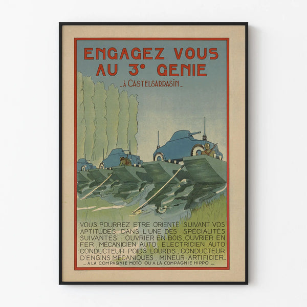 affiche-de-recrutement-de-larmee-de-vichy-3e-bataillon-du-genie