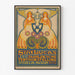 Cartel de exposición – Sint Lucas, 1916 – Albert Hahn, mostrado en un marco delgado sobre una pared clara.