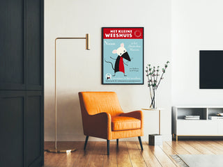 Vintage wall decoration poster Het Kleine Weeshuis Amsterdam Museum