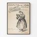 Póster histórico – Amiens, Comité de l’Or – Abel-Truchet, mostrado en un marco delgado sobre una pared clara.
