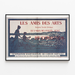 Les Amis des Arts poster — Saint-Maur-des-Fossés, shown in a slim frame on a light wall.