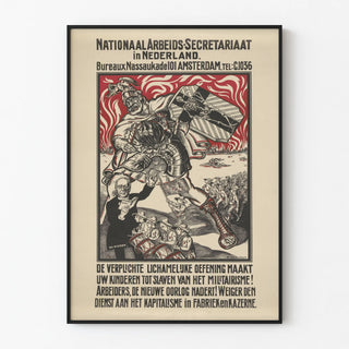affiche-tegen-militarisme-uitgegeven-door-het-nationale-arbeiders-secretariaat-in-nederland