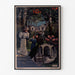 Póster turístico vintage – Vichy, PLM, mostrado en un marco fino sobre una pared clara.