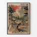 Póster vintage Cannes, Grand Hôtel des Pins, presentado en un marco fino sobre una pared clara.