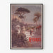 Vintage P.L.M. Hyères poster, shown in a slim frame on a light wall.