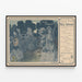 Vintage poster for Chansons Galantes by Paul Delmet — framed artwork on a wall