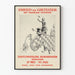 Vintage poster for the wrought iron exhibition at Rijksmuseum Amsterdam