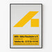 Vintage wall decoration poster AIDS-Hilfe Pforzheim