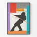 Decorative poster AIGA San Francisco modern abstraction