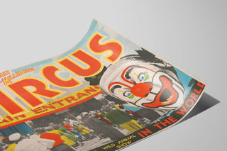 Póster vintage del circo Al G. Kelly y Miller Bros — vista de la obra