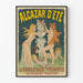 Póster vintage Alcázar de verano - Los cuadros vivientes de Robert Paxton