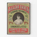 Póster vintage Alcázar de invierno Mlle Dufresny Concierto 50 céntimos