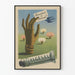 Póster vintage Algésal Baume Antirraumático
