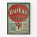 Póster vintage del musical Algy interpretado por Vesta Tilley