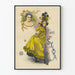 Vintage Alice Poster by Sylva in Yellow Dress