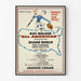 Póster vintage de comedia musical All American con Ray Bolger