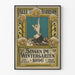 Póster vintage Alle 5 Barrison cantando en el invernadero 1896