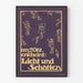 Vintage poster Licht und Schatten October 1910 by Pretorius