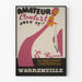 Vintage Poster for the Amateur Contest of Page County Warrenville