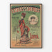 Póster vintage Embajadores Campos Elíseos - La parisiense cantada por Mme Levya